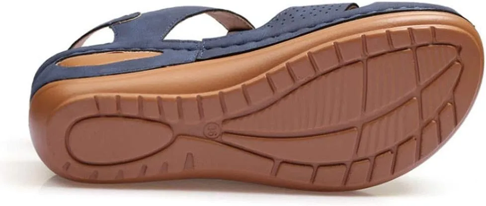 Orthopedic Slides for Women with Arch Support Summer Sandals Comfortable Walking Shoes Lightweight Adjustable Straps Beach Casual Outdoor Recovery Footwear