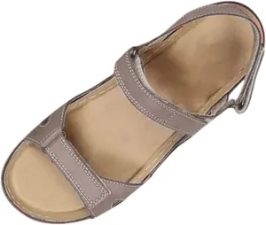 Orthotic Sandals for Women Extra Wide Flip Flops Beach Non Slip Wedge Sandal Dressy Wide Arch Support Shoes for Womens Wedge Shoes Slip On Dressy Wedge Orthopedic Shoe for Woman