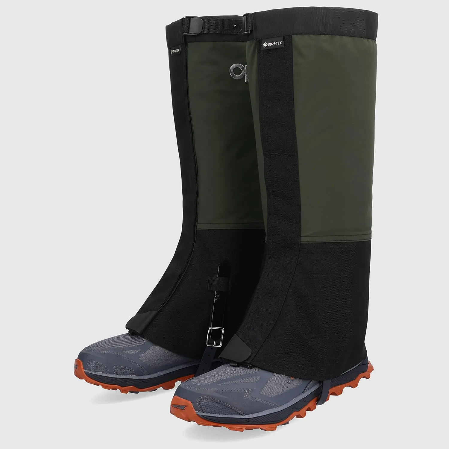 Outdoor Research 2431182359008 Men's Crocodile Gaiters Verde/Black L