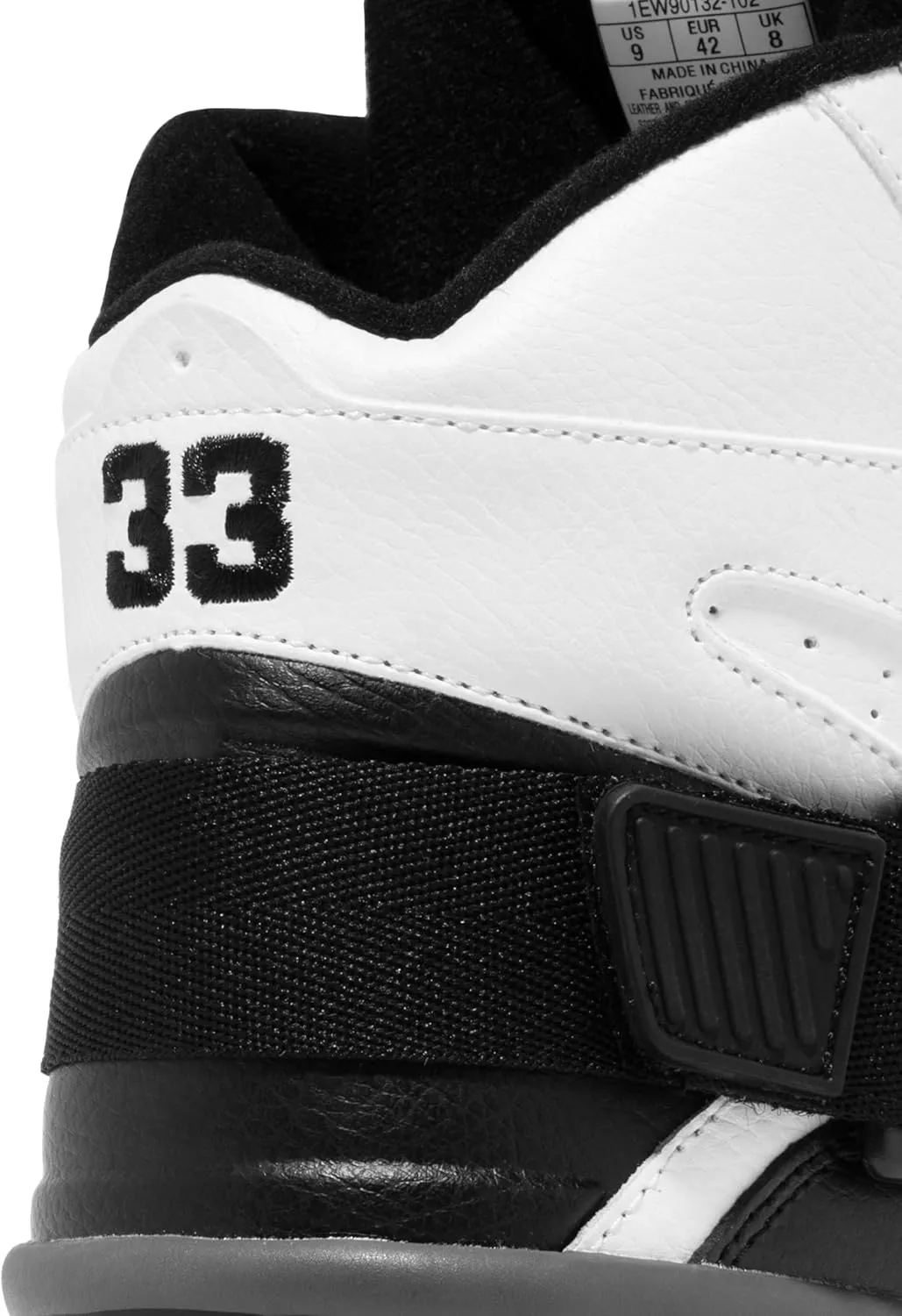 PATRICK EWING Athletics Concept OG Basketball Sneakers, Men's White/Black/Grey - Retro High-Top