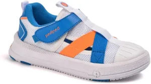 pediped Flex Mercury First Walker Shoe, White, 12 US Unisex Little Kid