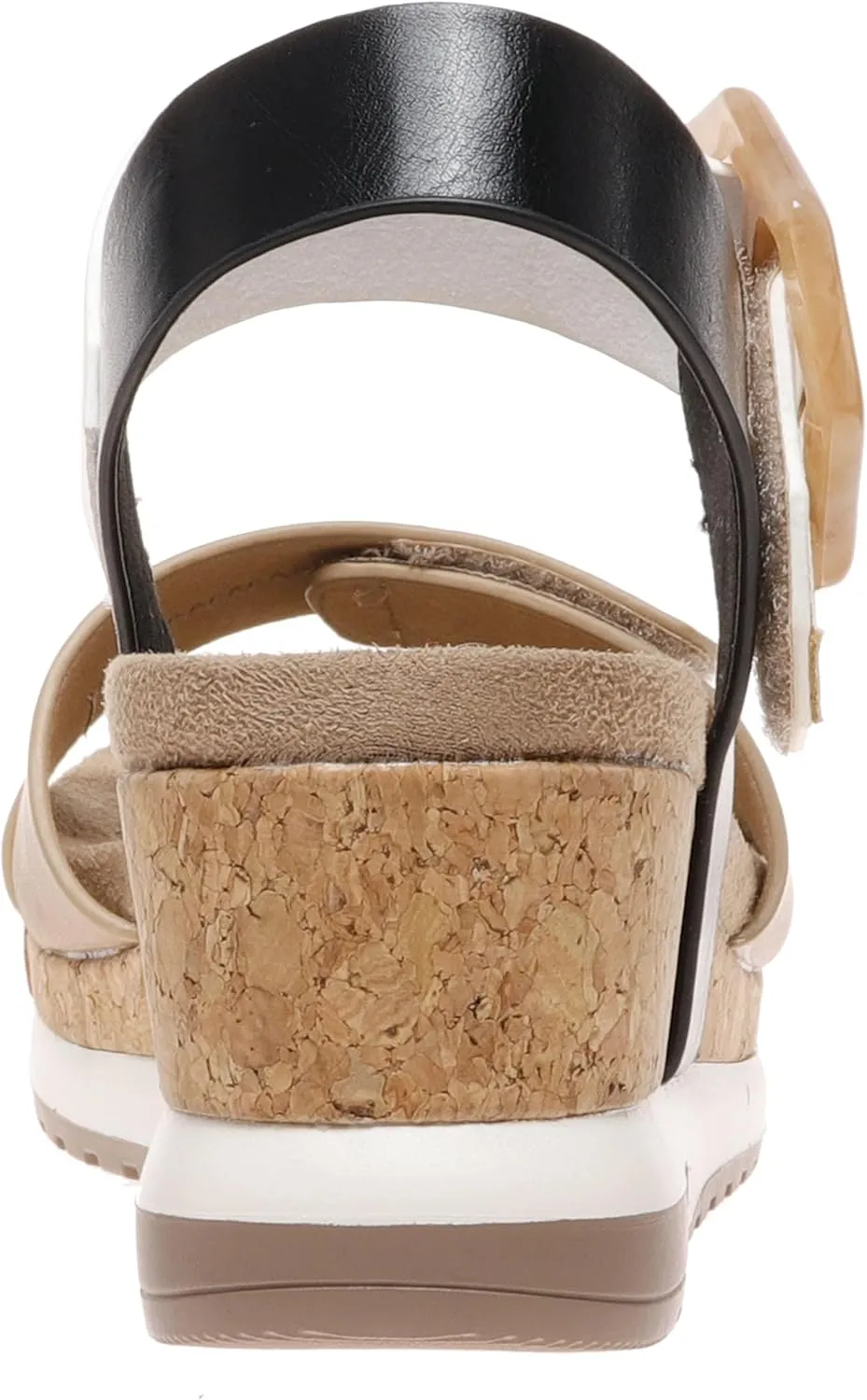 Pierre Dumas Lyra-2 Women's Platform Wedge Adjustable Hook and Loop Comfortable Fashion Sandal