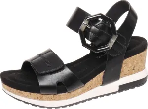 Pierre Dumas Lyra-2 Women's Platform Wedge Adjustable Hook and Loop Comfortable Fashion Sandal
