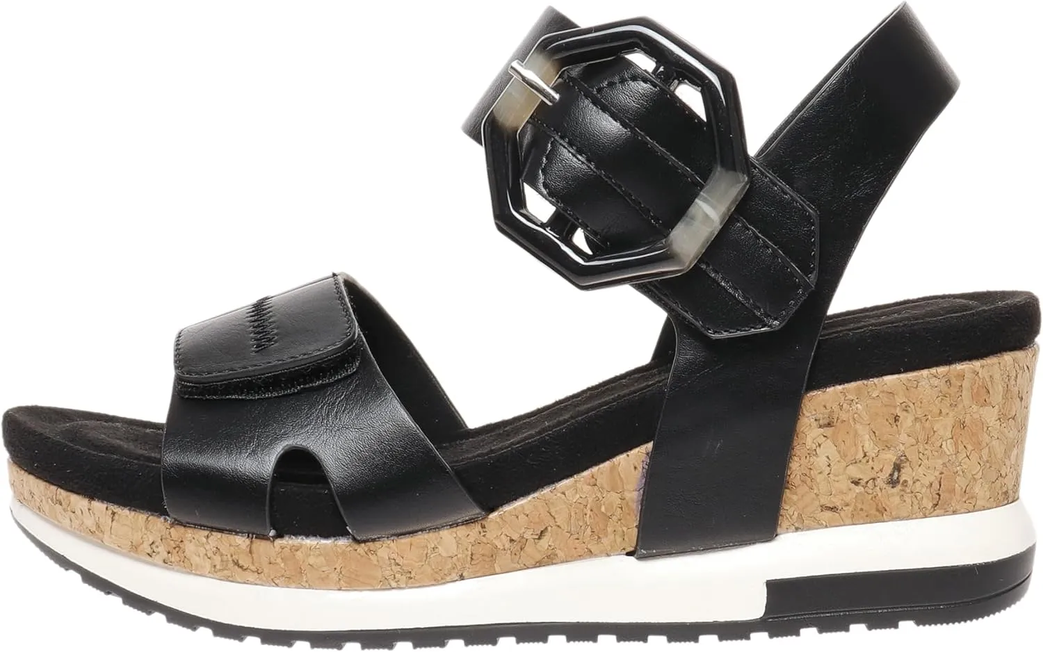 Pierre Dumas Lyra-2 Women's Platform Wedge Adjustable Hook and Loop Comfortable Fashion Sandal