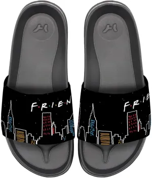 Popfunk Friends Lunch Break Unisex Adult Slides Adjustable Flip Flop Sandals Officially Licensed Hypd Slydr Switch™