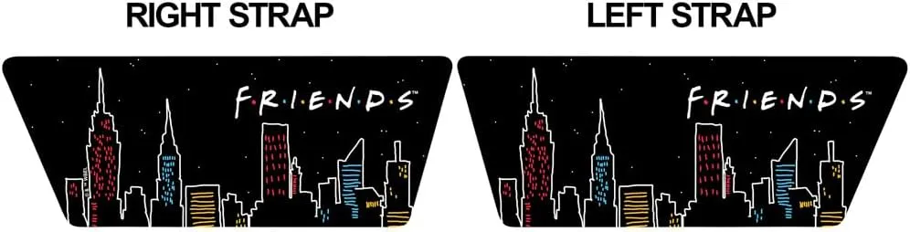 Popfunk Friends Lunch Break Unisex Adult Slides Adjustable Flip Flop Sandals Officially Licensed Hypd Slydr Switch™