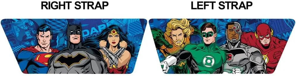 Popfunk Justice League Line Up Unisex Adult Slides Adjustable Flip Flop Sandals Officially Licensed Hypd Slydr Switch™