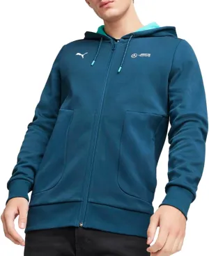 PUMA Mens Mapf1 Sweat Hoodie Athletic Outerwear Casual - Blue - Size L