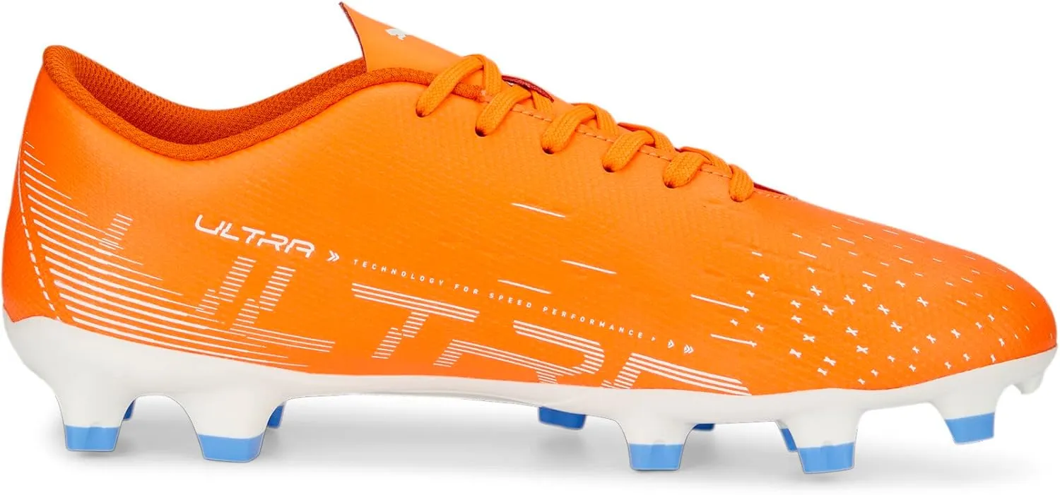 PUMA Women's Ultra Play Firm, Artificial Ground Soccer Cleats, Fizzy Light-Parisian Night-Blue Glimmer, 6.5