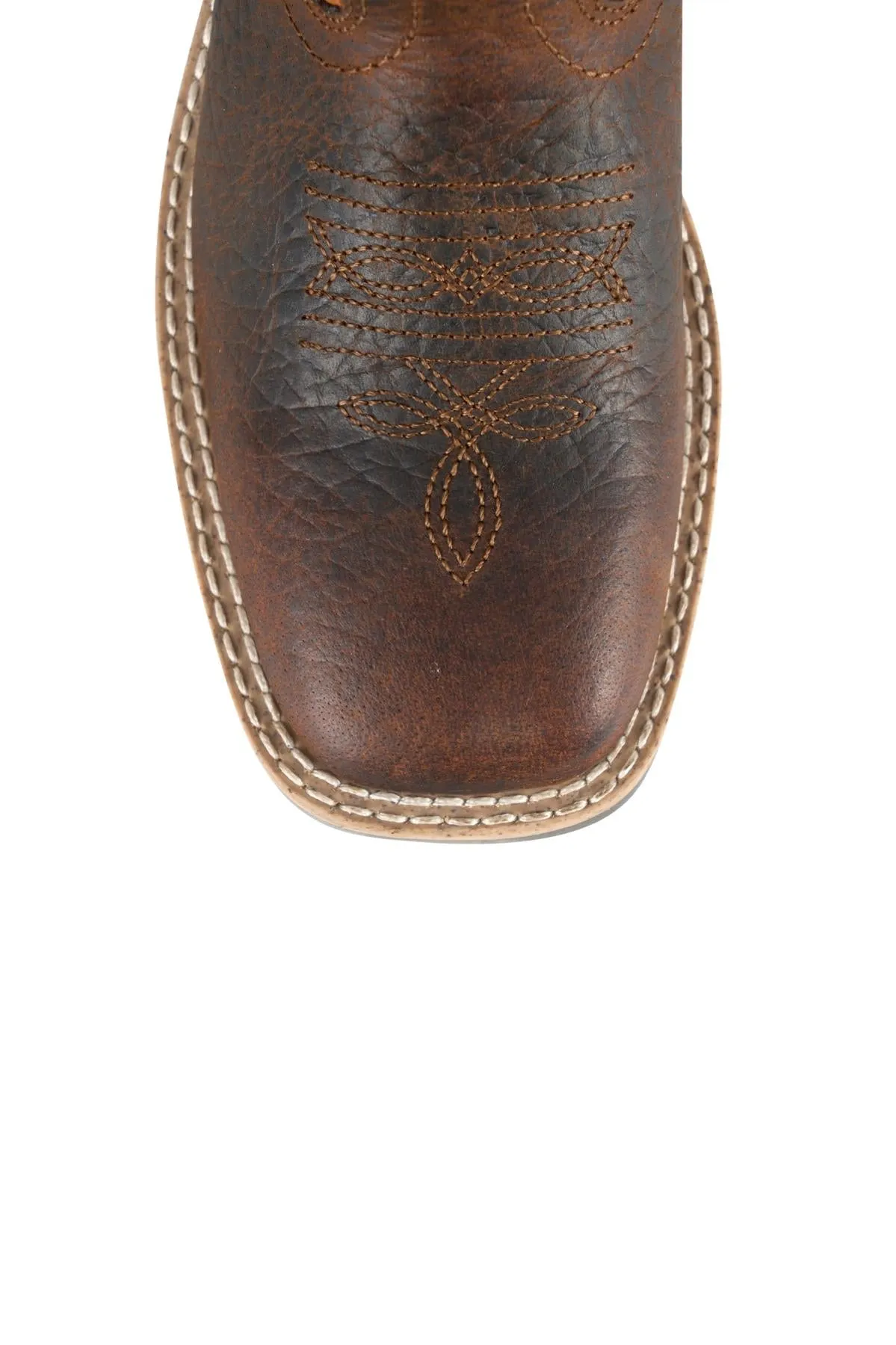 Pure Western Children’s Levi Boot - BROWN/BARN RED