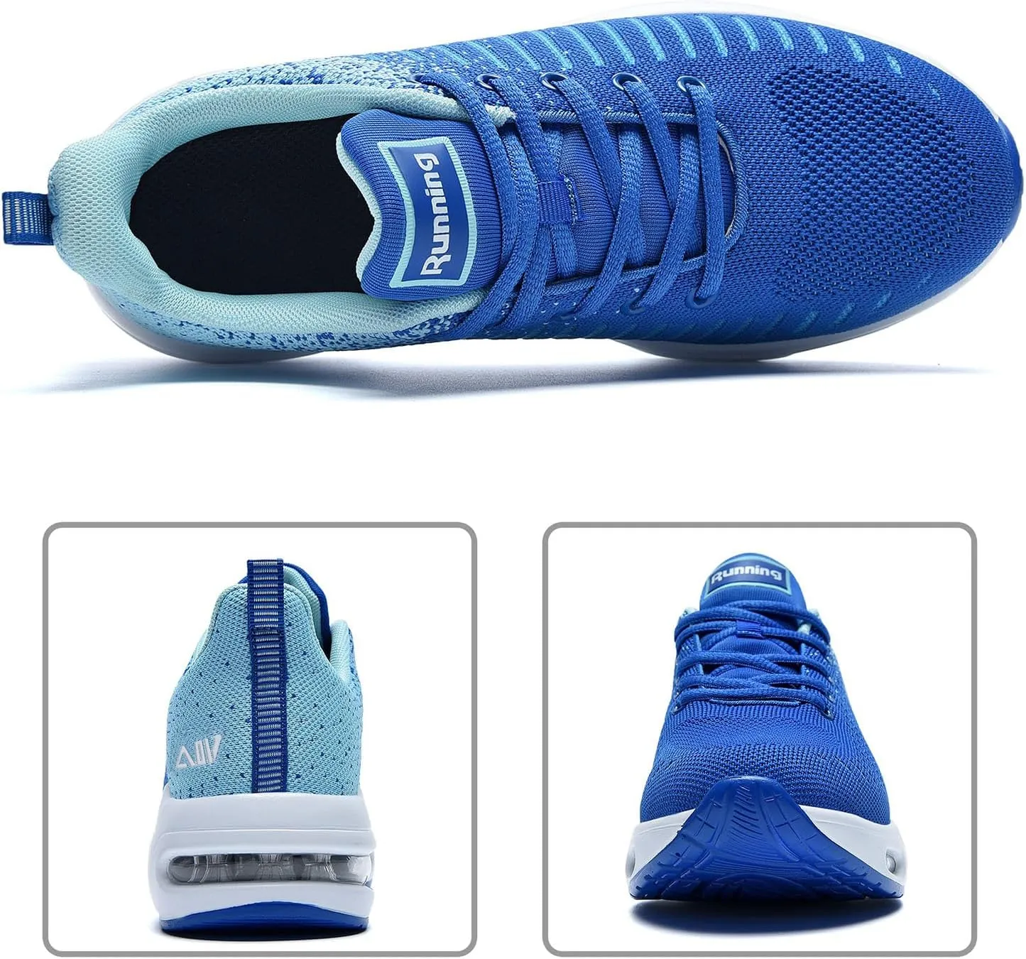 QAUPPE Womens Fashion Lightweight Sports Walking Sneakers Breathable Gym Jogging Running Tennis Shoes US 5.5-11 B(M)…