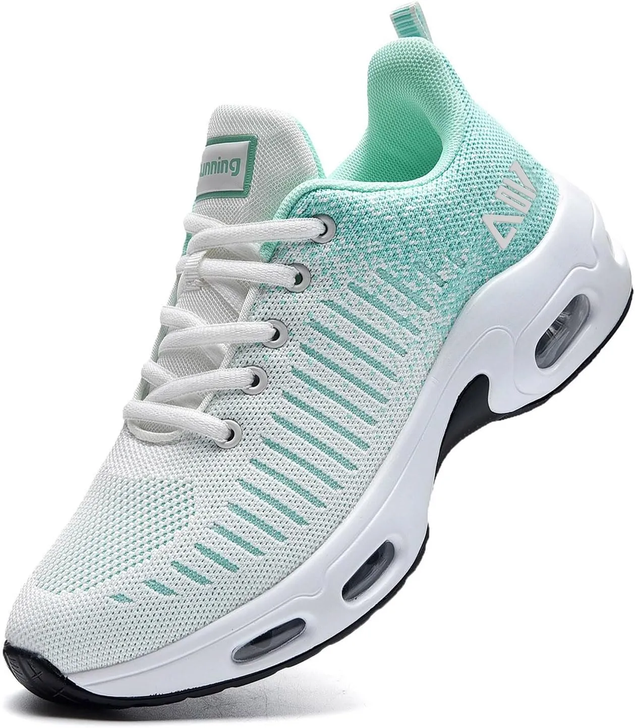 QAUPPE Womens Fashion Lightweight Sports Walking Sneakers Breathable Gym Jogging Running Tennis Shoes US 5.5-11 B(M)…