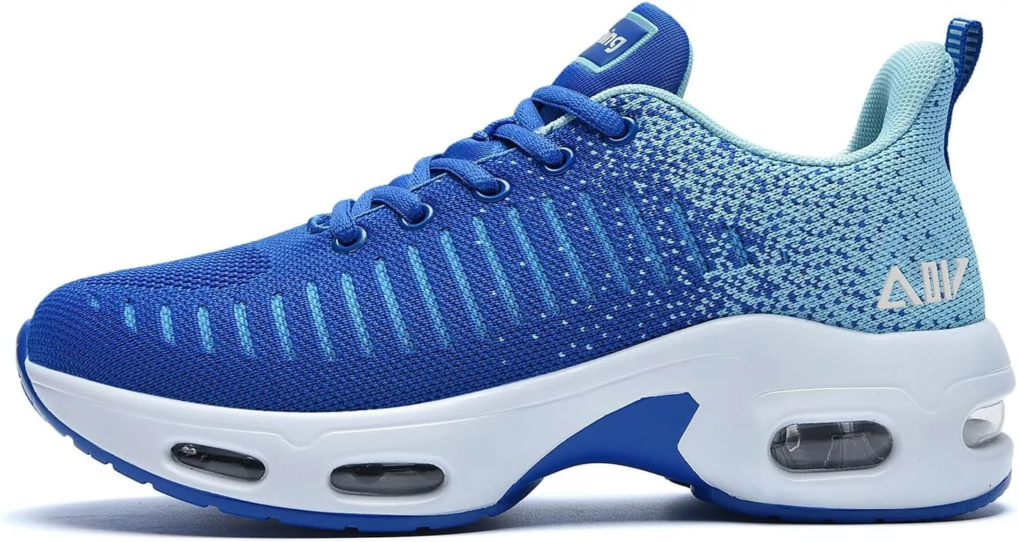 QAUPPE Womens Fashion Lightweight Sports Walking Sneakers Breathable Gym Jogging Running Tennis Shoes US 5.5-11 B(M)…