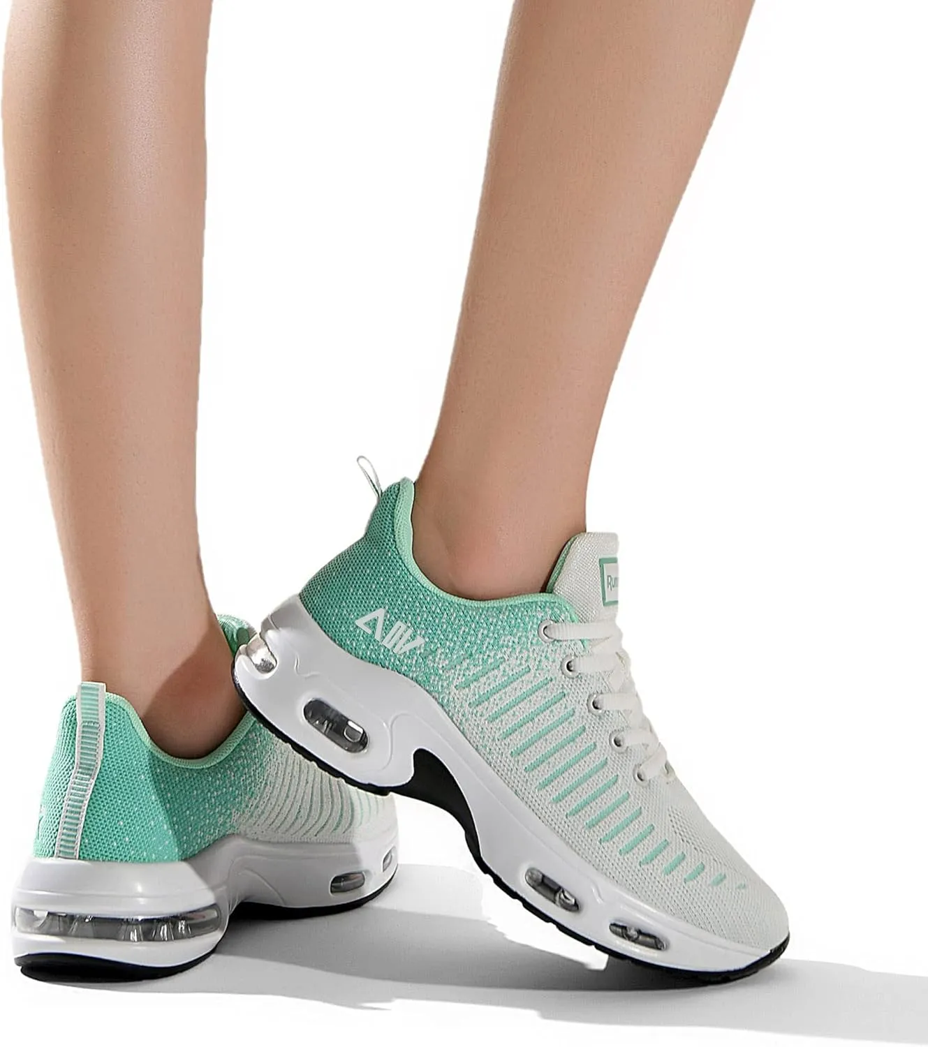 QAUPPE Womens Fashion Lightweight Sports Walking Sneakers Breathable Gym Jogging Running Tennis Shoes US 5.5-11 B(M)…