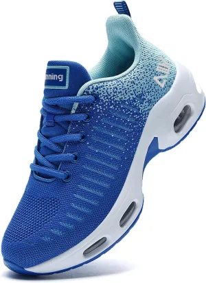 QAUPPE Womens Fashion Lightweight Sports Walking Sneakers Breathable Gym Jogging Running Tennis Shoes US 5.5-11 B(M)…