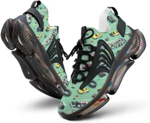 Race Car Pattern Women's Sneakers Novelty Lightweight Running Shoe Tennis Shoes