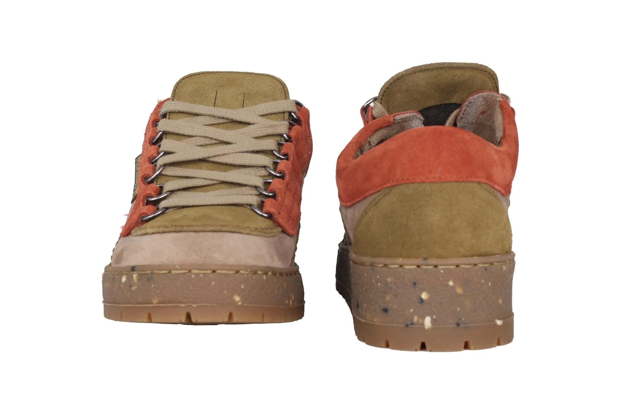 'Rainbow' men's lace-up shoe - taupe