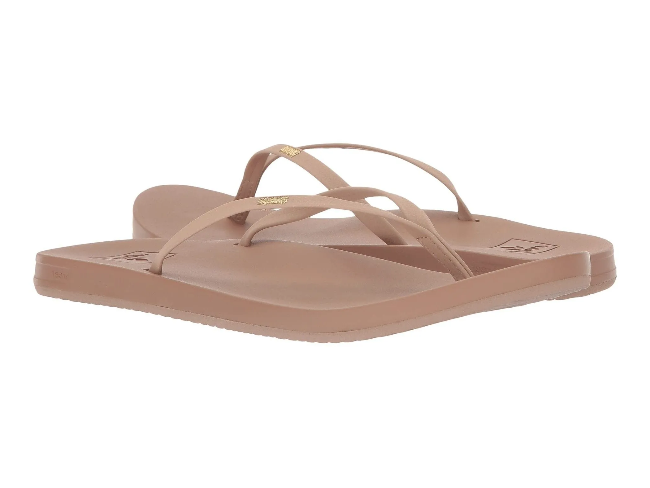 Reef Cushion Bounce Slim Black , Beige , Brown Women's Flip Flop 6 7 8 9 10 11