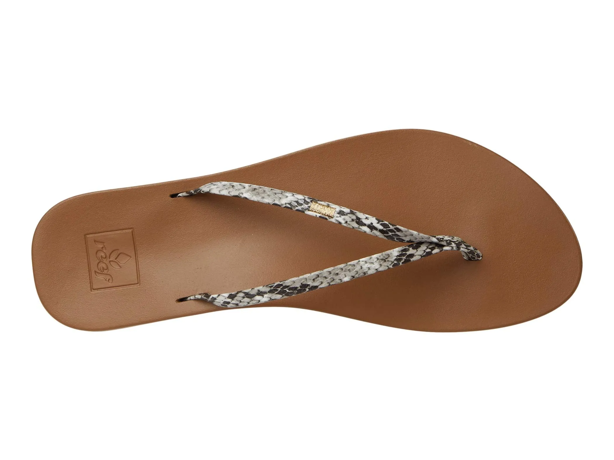 Reef Cushion Bounce Slim Black , Beige , Brown Women's Flip Flop 6 7 8 9 10 11