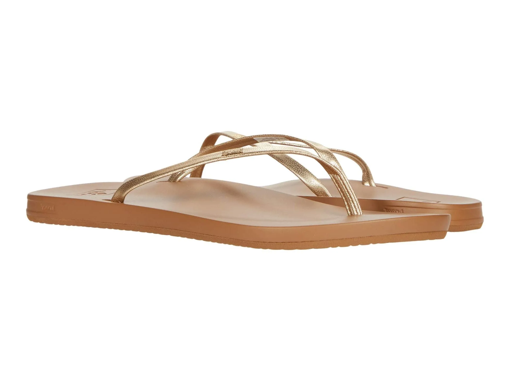 Reef Cushion Bounce Slim Black , Beige , Brown Women's Flip Flop 6 7 8 9 10 11