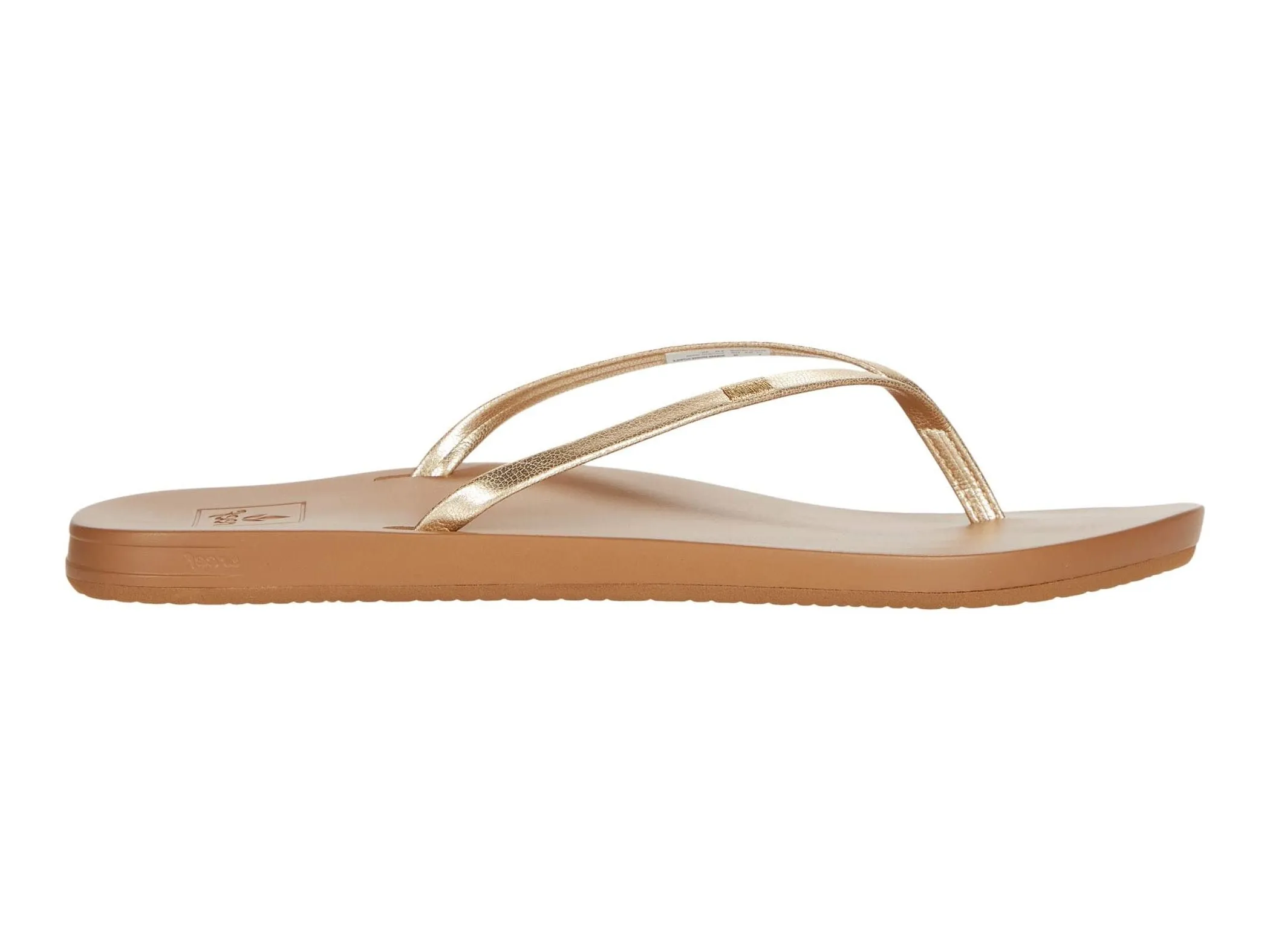 Reef Cushion Bounce Slim Black , Beige , Brown Women's Flip Flop 6 7 8 9 10 11