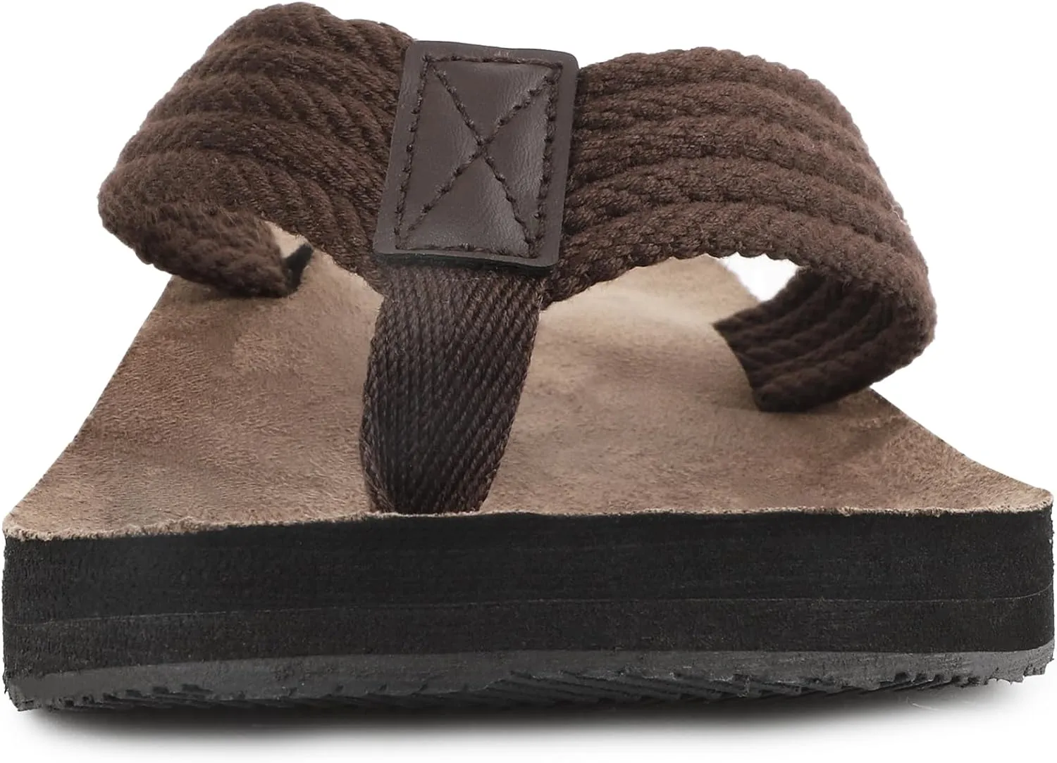 riemot Mens Flip-Flops Arch Support Classical Thongs Sandals Summer Suede 3 Point Beach Flip Flop Comfort Cushioned Slippers for Swimming Pool Home Travel US9/14