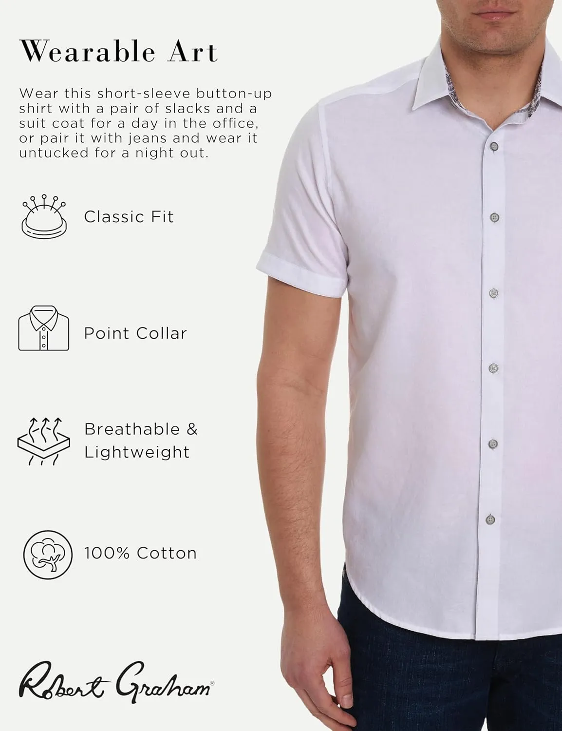 Robert Graham Men's Bayview, Cotton Button-Up Long-Sleeve Shirt