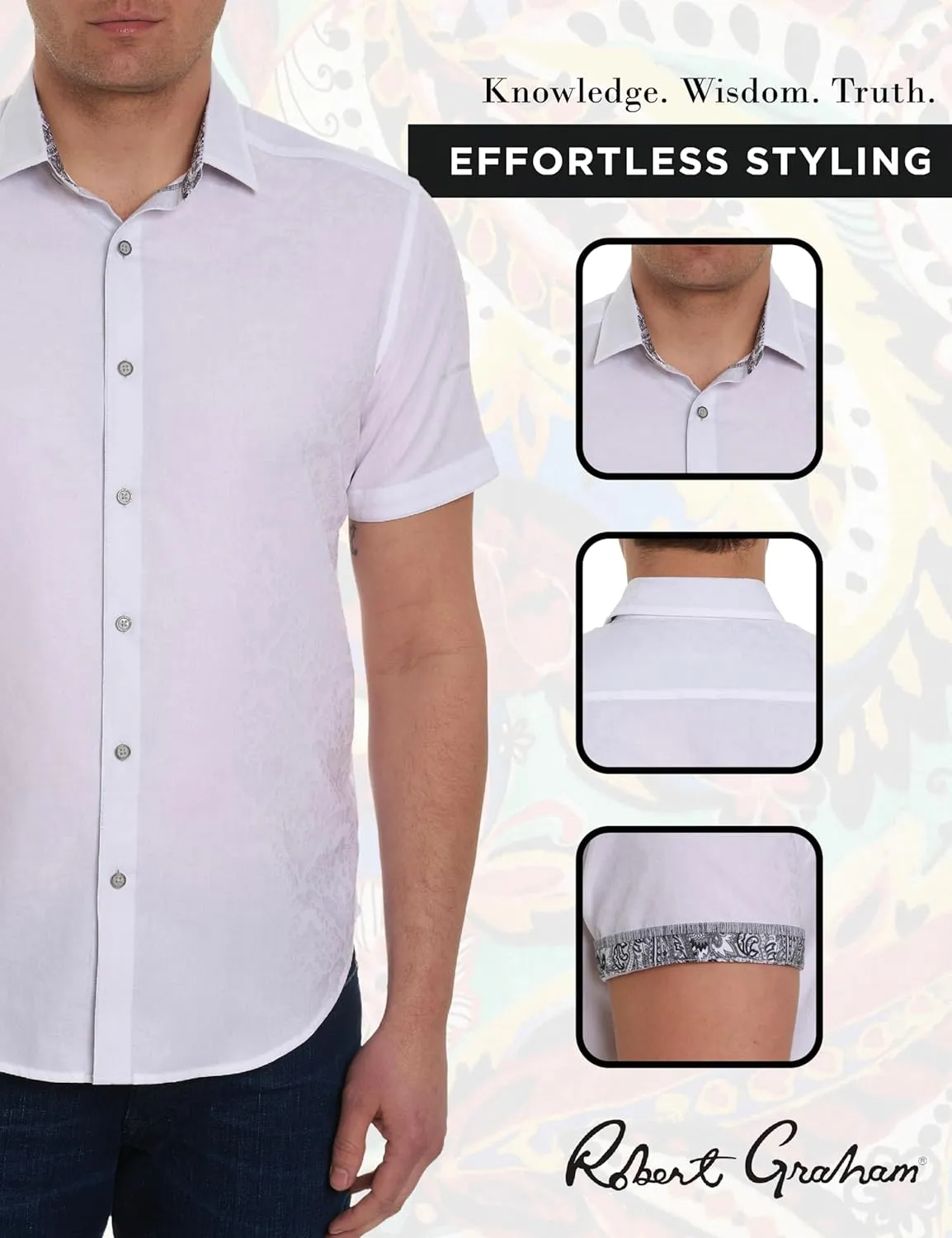 Robert Graham Men's Bayview, Cotton Button-Up Long-Sleeve Shirt