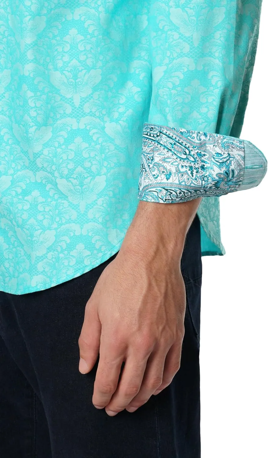 Robert Graham Men's Bayview Long Sleeve Woven Button Down Shirt