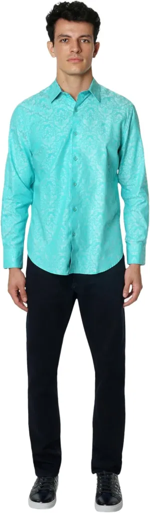 Robert Graham Men's Bayview Long Sleeve Woven Button Down Shirt