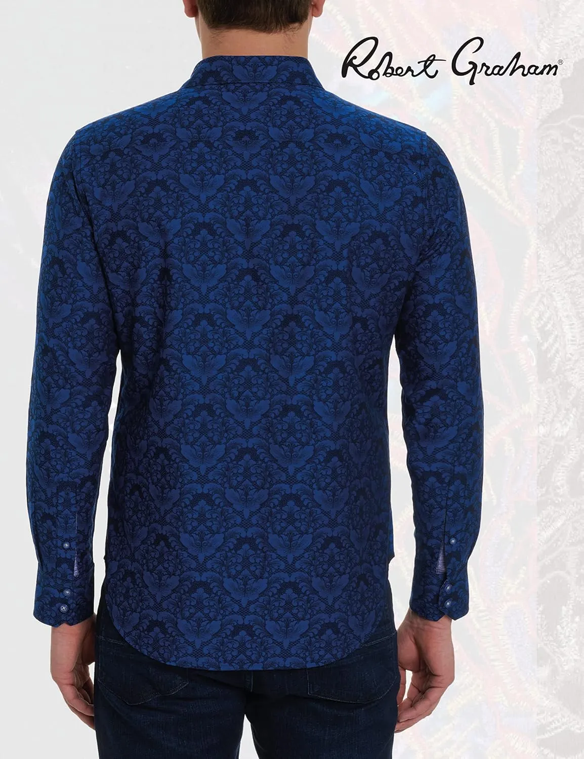 Robert Graham Men's Bayview Long Sleeve Woven Button Down Shirt