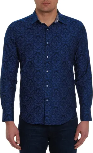 Robert Graham Men's Bayview Long Sleeve Woven Button Down Shirt