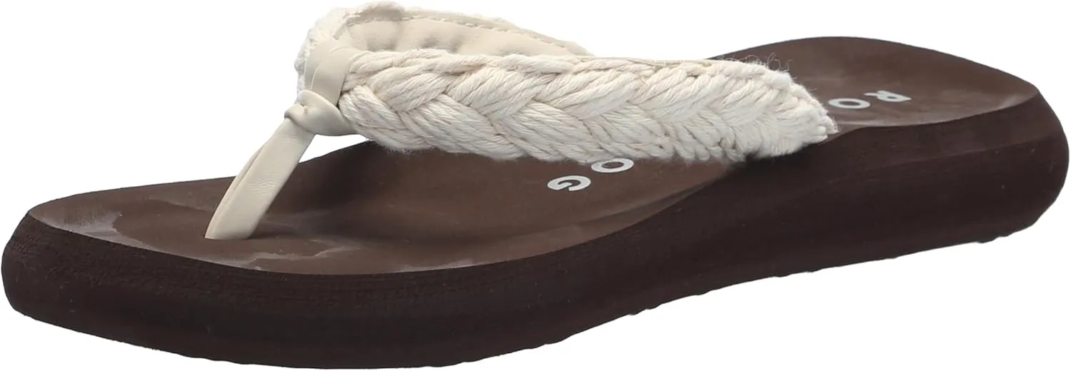Rocket Dog Women's Sunset Flip Flop, Natural, 6 M US