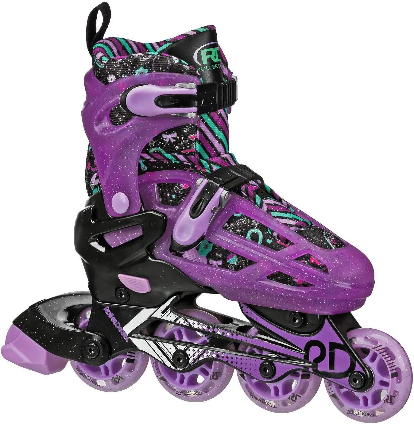 Roller Derby Falcon 2-in-1 Combo Quad and Inline Skates for Kids, Adjustable Sizing