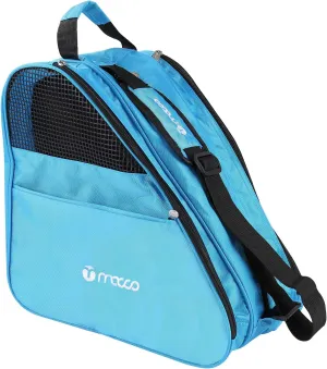 Roller Skate Bag, 3 Layer, Breathable Ice Skate Bag with Adjustable Shoulder Strap, Zipper Pocket
