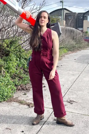 Roper Suit - Burgundy