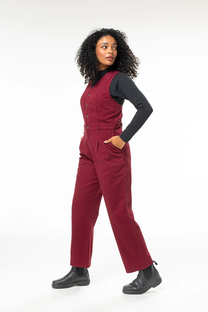 Roper Suit - Burgundy