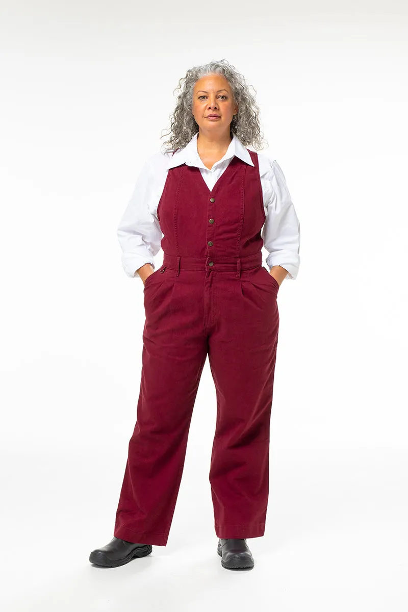 Roper Suit - Burgundy
