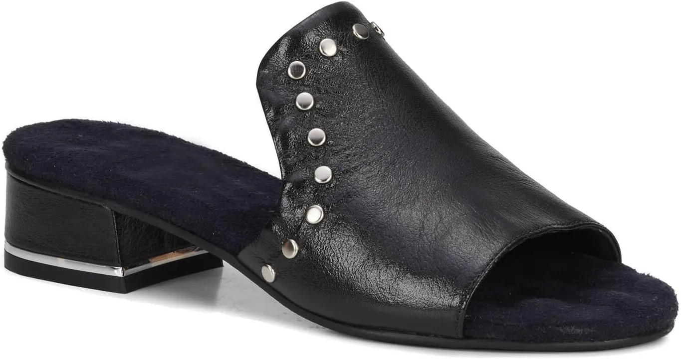 Ros Hommerson Women's BIZZY Comfortable & Supportive Leather Slip-On Sandal