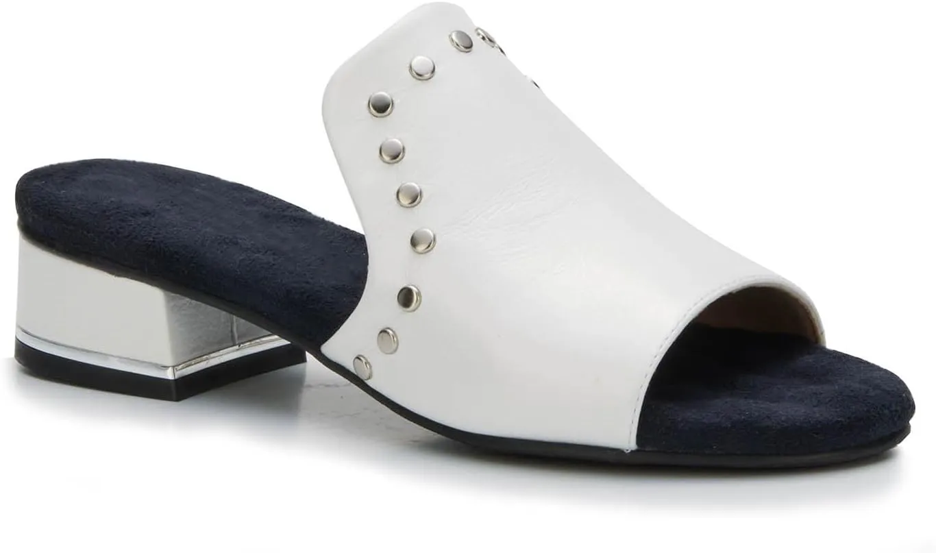 Ros Hommerson Women's BIZZY Comfortable & Supportive Leather Slip-On Sandal