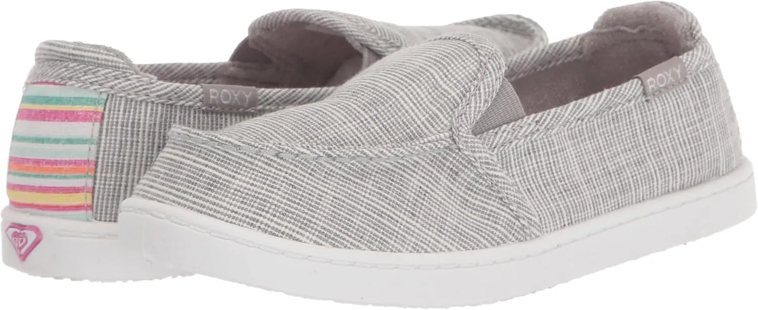 Roxy Girls Minnow Slip on Sneaker Shoe