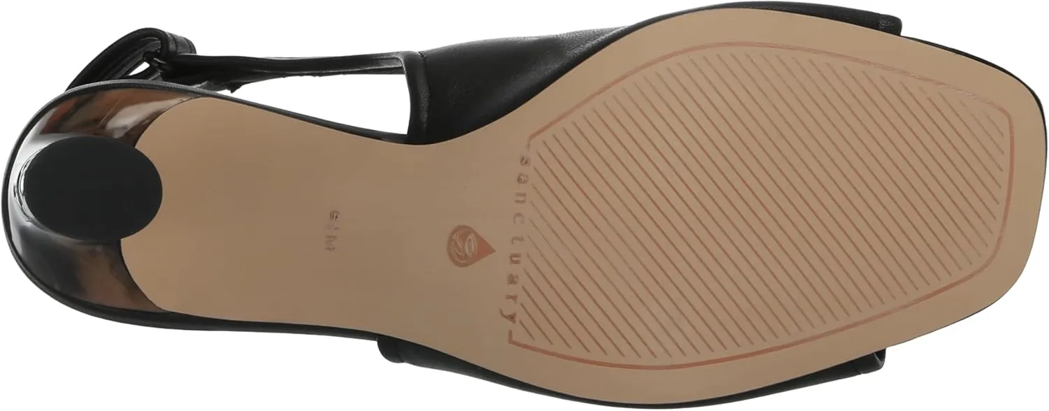 Sanctuary Women's Relish Heeled Sandal-Chic Open-Toe Design, Elegant Block Heel, Perfect Fit