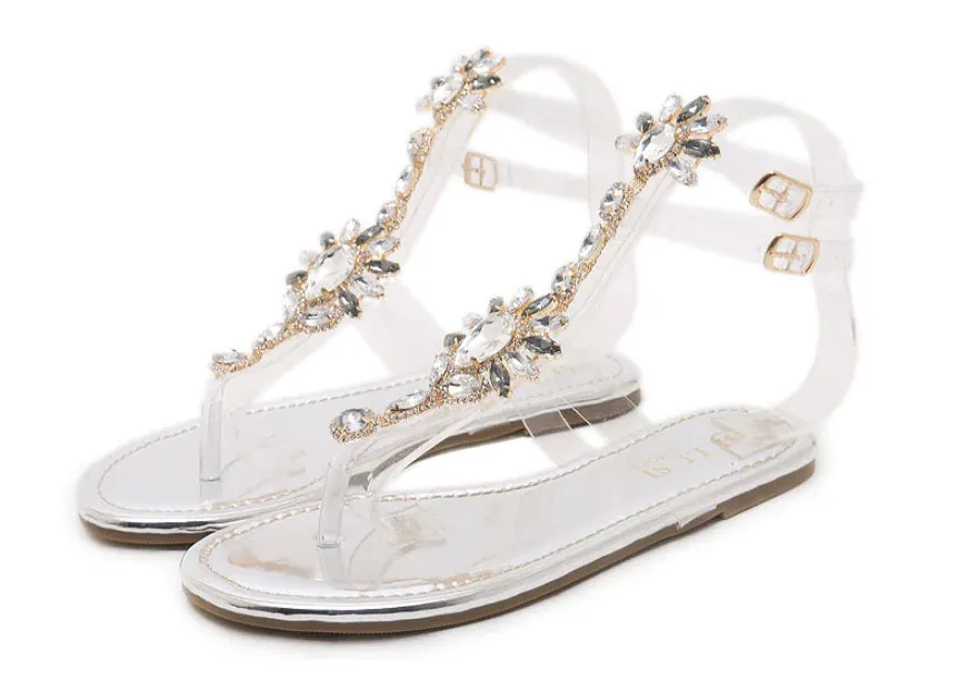 Sandals Group discount Rhinestone All-in-one solution