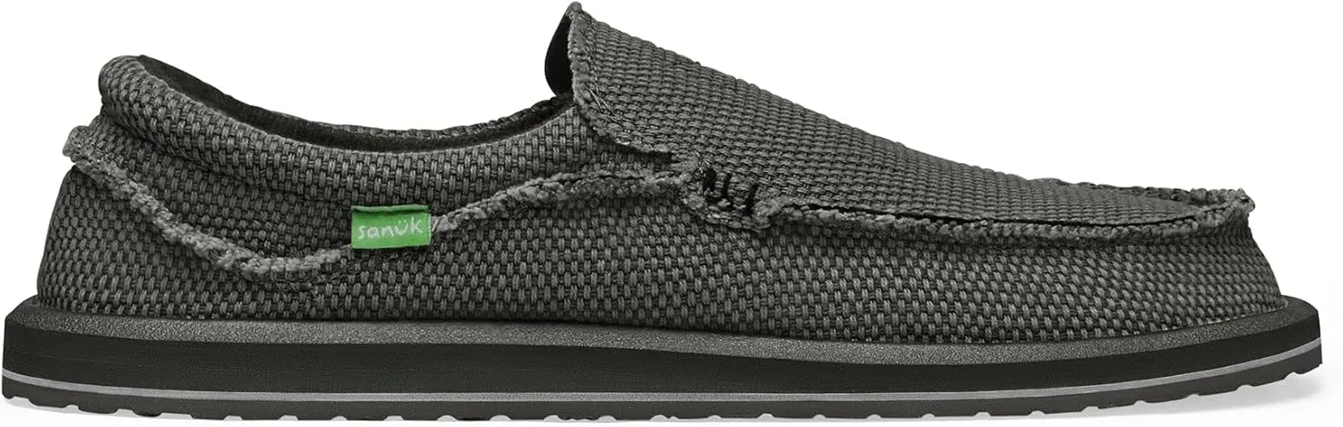 Sanuk Mens Original Chiba Loafers for Men | Mens Shoes | Slip On Shoes for Men | Big & Tall Sizes 8-18 Available | Comfort Foam Footbed