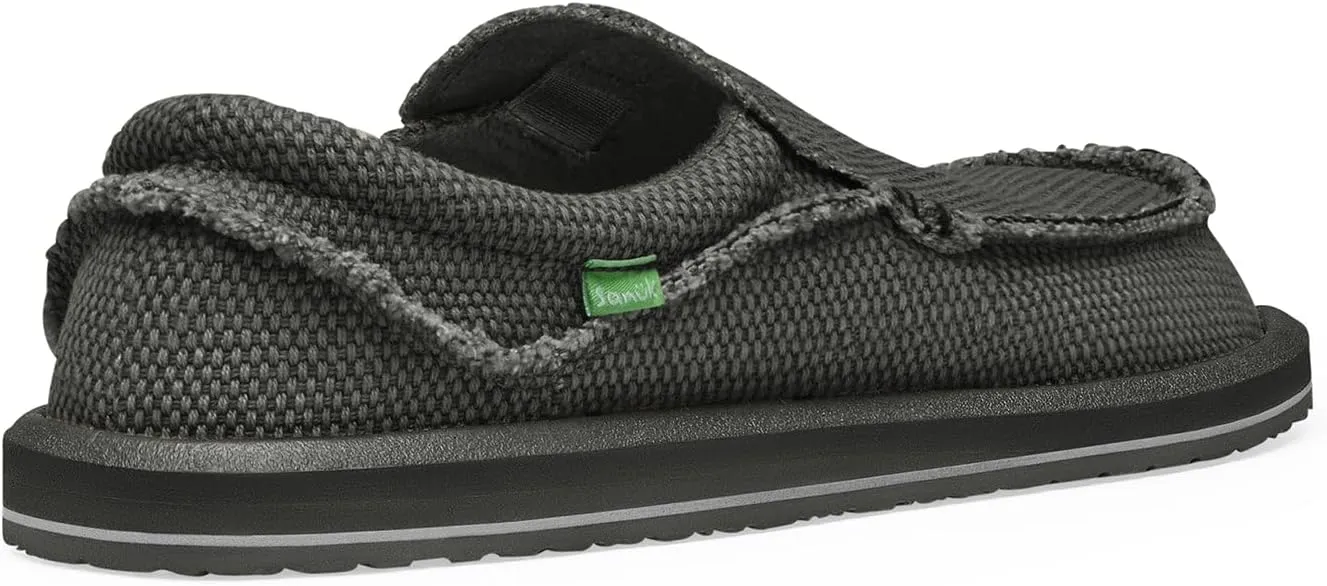 Sanuk Mens Original Chiba Loafers for Men | Mens Shoes | Slip On Shoes for Men | Big & Tall Sizes 8-18 Available | Comfort Foam Footbed