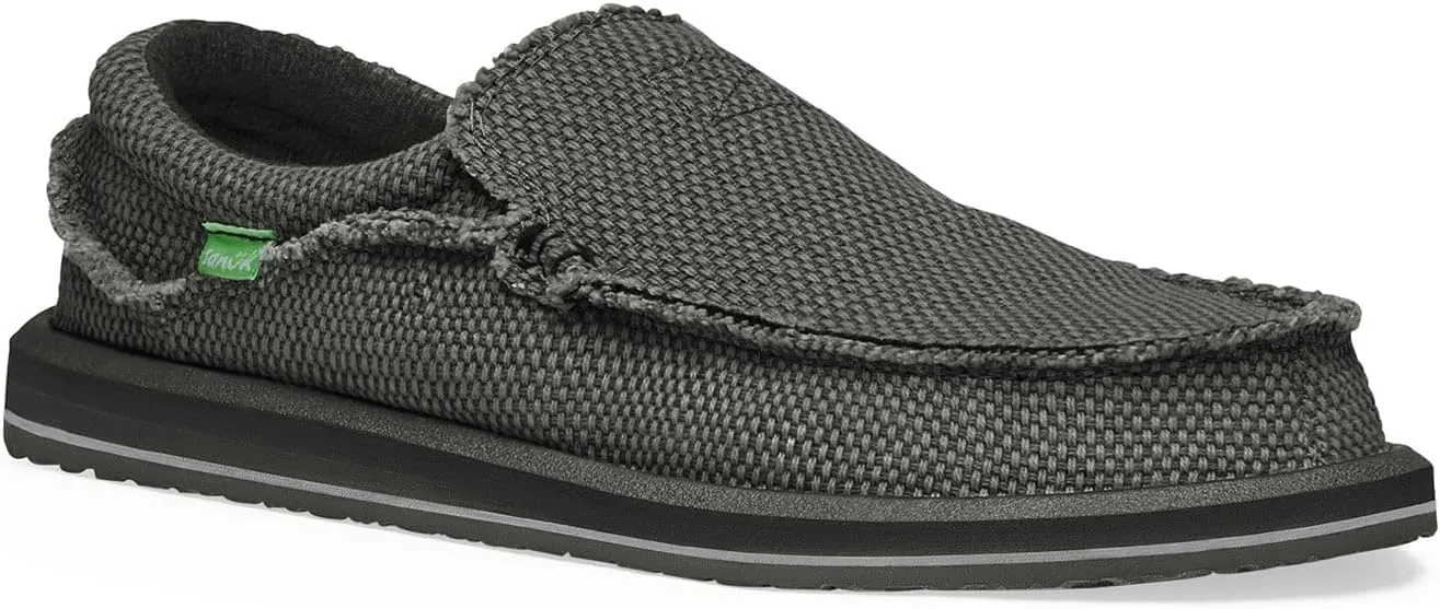 Sanuk Mens Original Chiba Loafers for Men | Mens Shoes | Slip On Shoes for Men | Big & Tall Sizes 8-18 Available | Comfort Foam Footbed