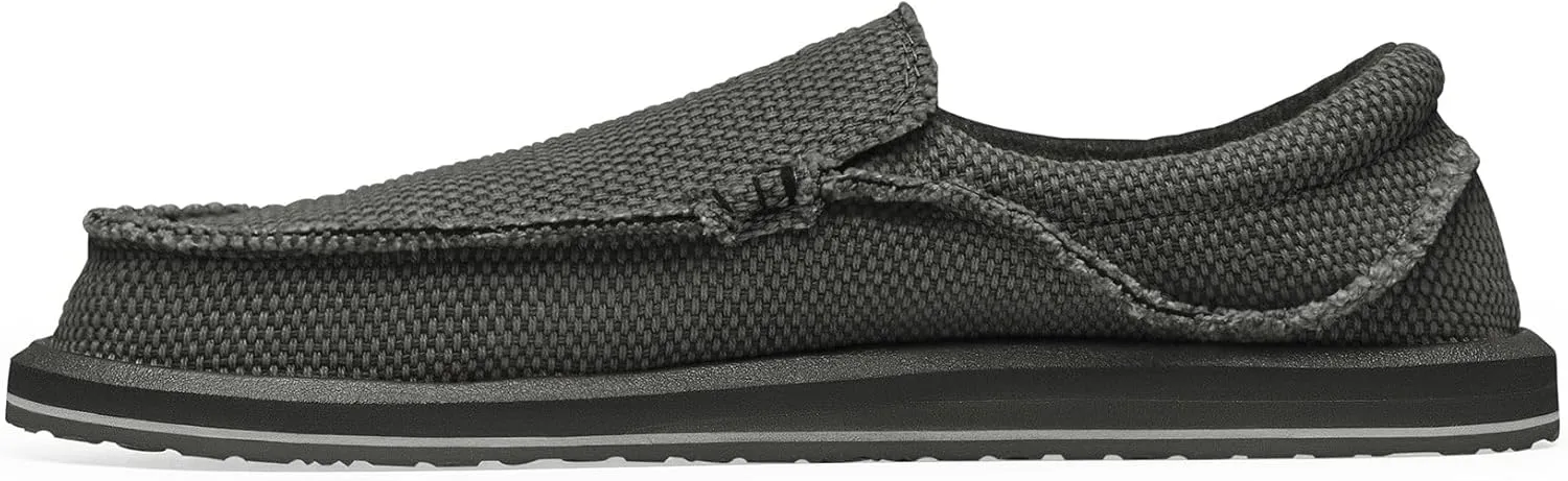 Sanuk Mens Original Chiba Loafers for Men | Mens Shoes | Slip On Shoes for Men | Big & Tall Sizes 8-18 Available | Comfort Foam Footbed