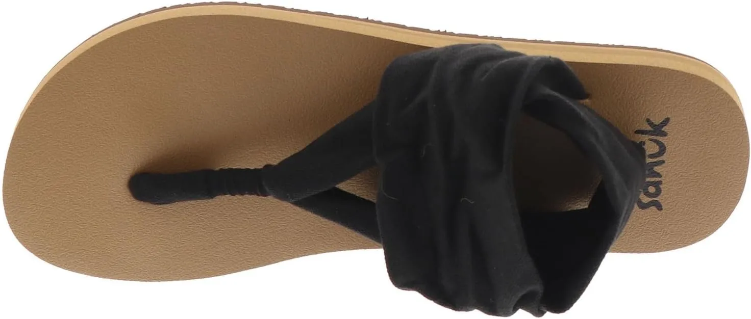 Sanuk Women's Yoga Sling | Sandals for Women | Yoga Sandals For Women | Memory Foam Footbed | Two-Way Stretch Upper