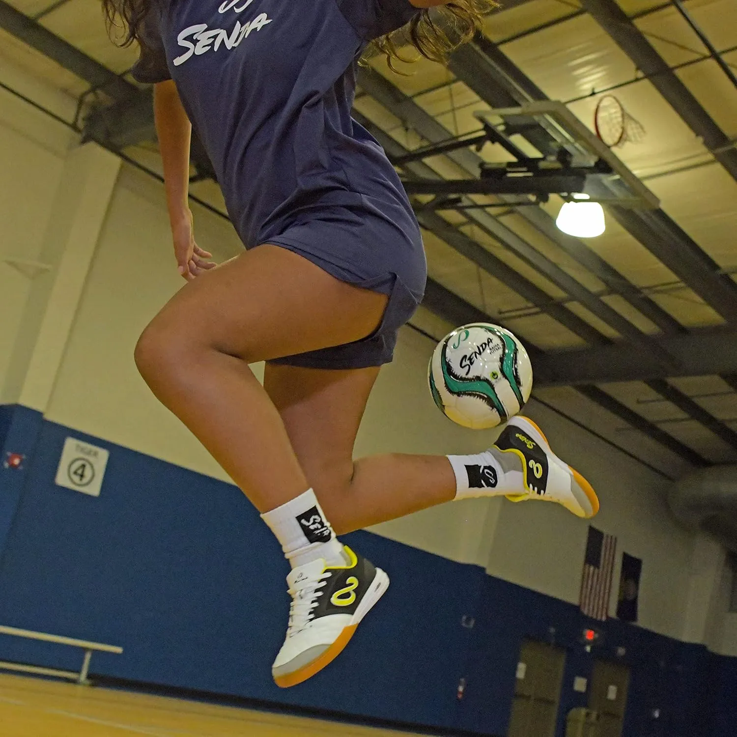 SENDA Ushuaia Club 2.0 Indoor Soccer, Court, and Futsal Shoes, Unisex, Adult and Youth Sizes