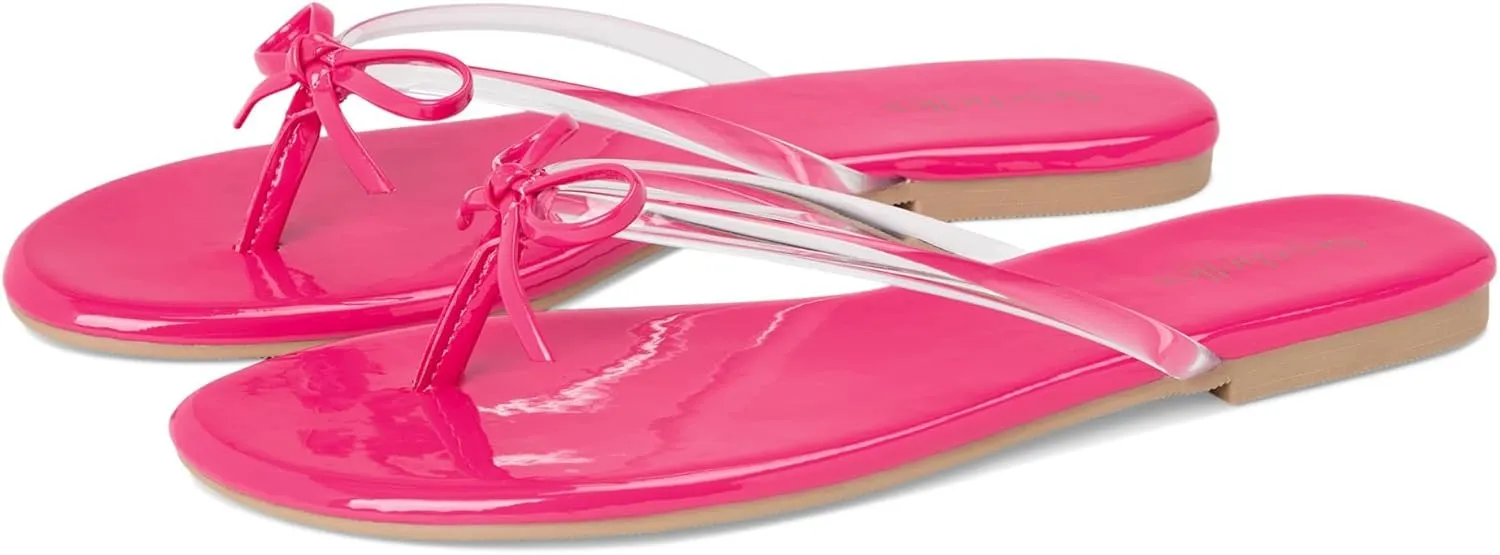 Seychelles Women's Wish List Clear Patent V Leather Flip-Flop
